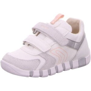 Deportiva bebé Geox Blanco y Plata