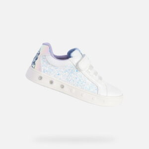 Deportiva Luces Geox Blanco Glitter