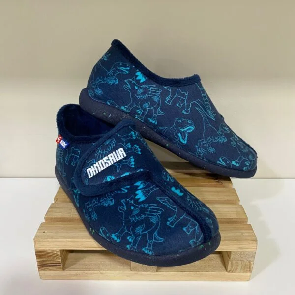 Zapatilla estar por casa Garzón Estampado Dinosaurios - Imagen 2