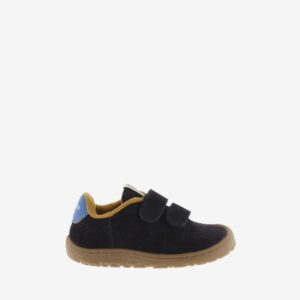 Zapatilla barefoot Victoria fabricada en serraje y cierre velcro Marino